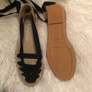 Brand new espadrilles lace up